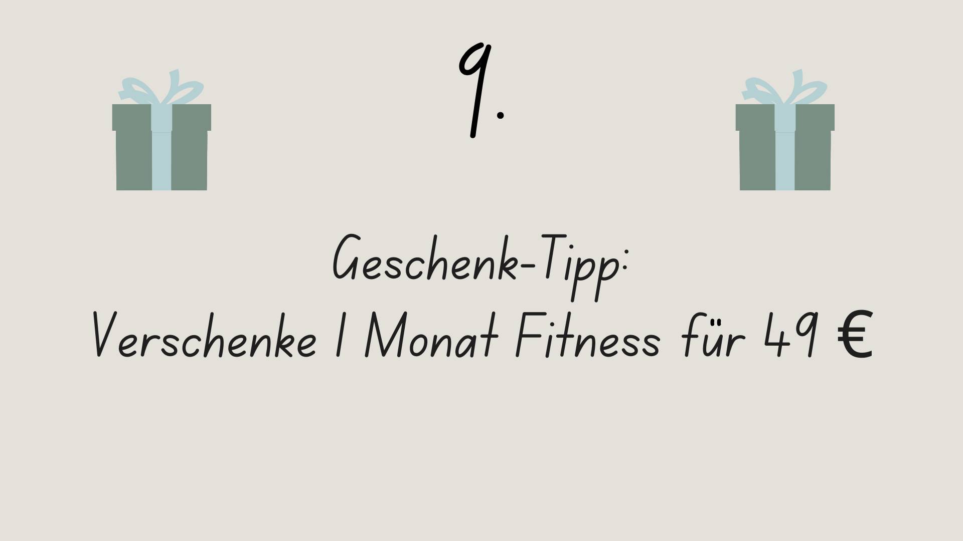 Adventskalender - Türchen 9